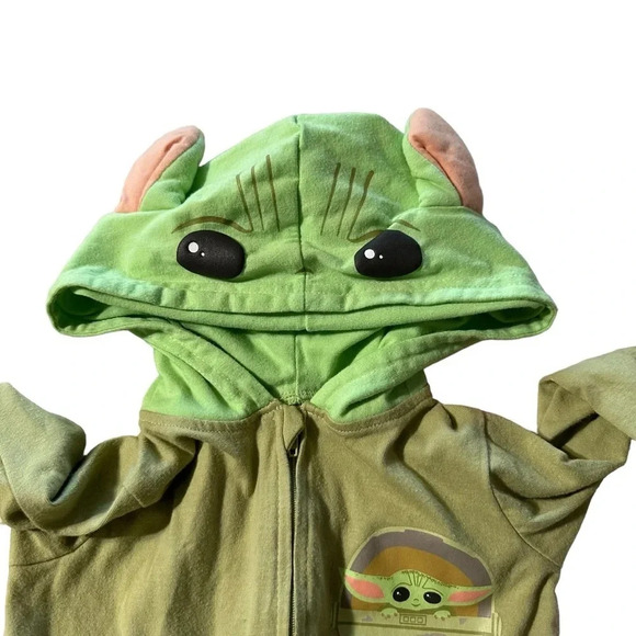 Star Wars The Mandalorian The Child Infant Baby Boys Zip Up Cosplay Cost… - Picture 3 of 4
